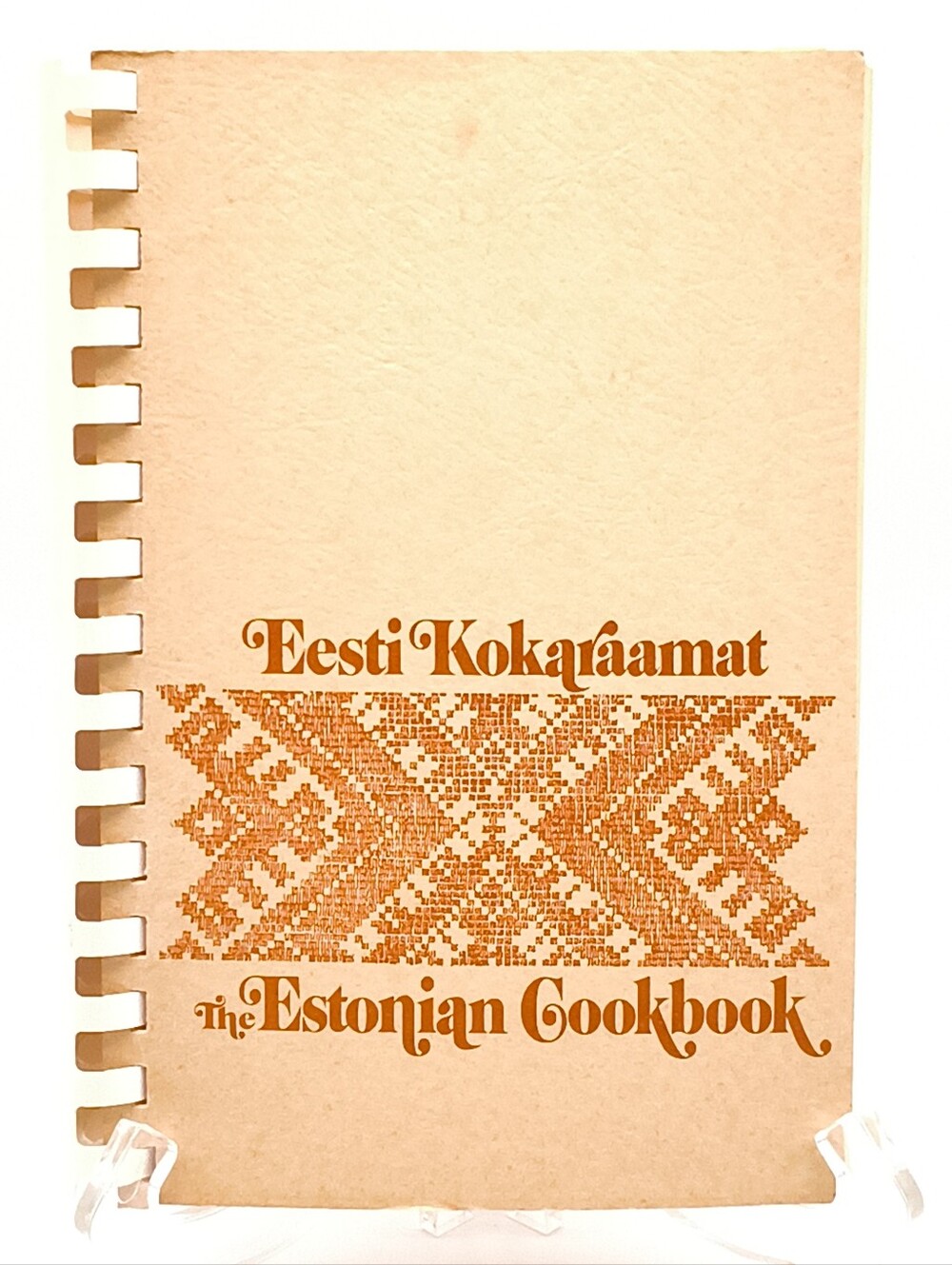 1979 Estonian Cookbook Eesti Kokaraamat - Los Angeles Women's Club Spiral-Bound